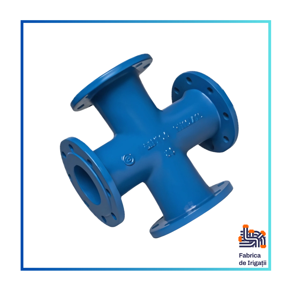 Cruce redusa fonta/metal cu flanse – FabricaDeIrigatii