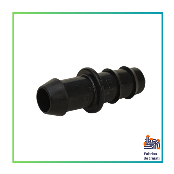 Mufa de capat ECO neagra (start conector) cu garnitura si bradut pentru tub de picurare