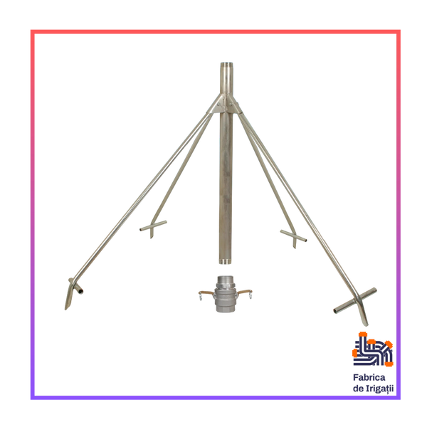 Suport aspersor tun cu 4 picioare FOUR VERTICAL  - racord de